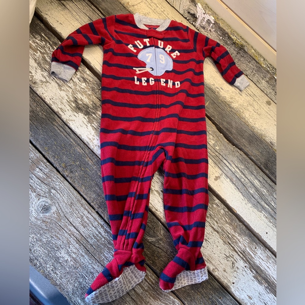 Carter’s | “Future Legend” Fleece Striped Onsie